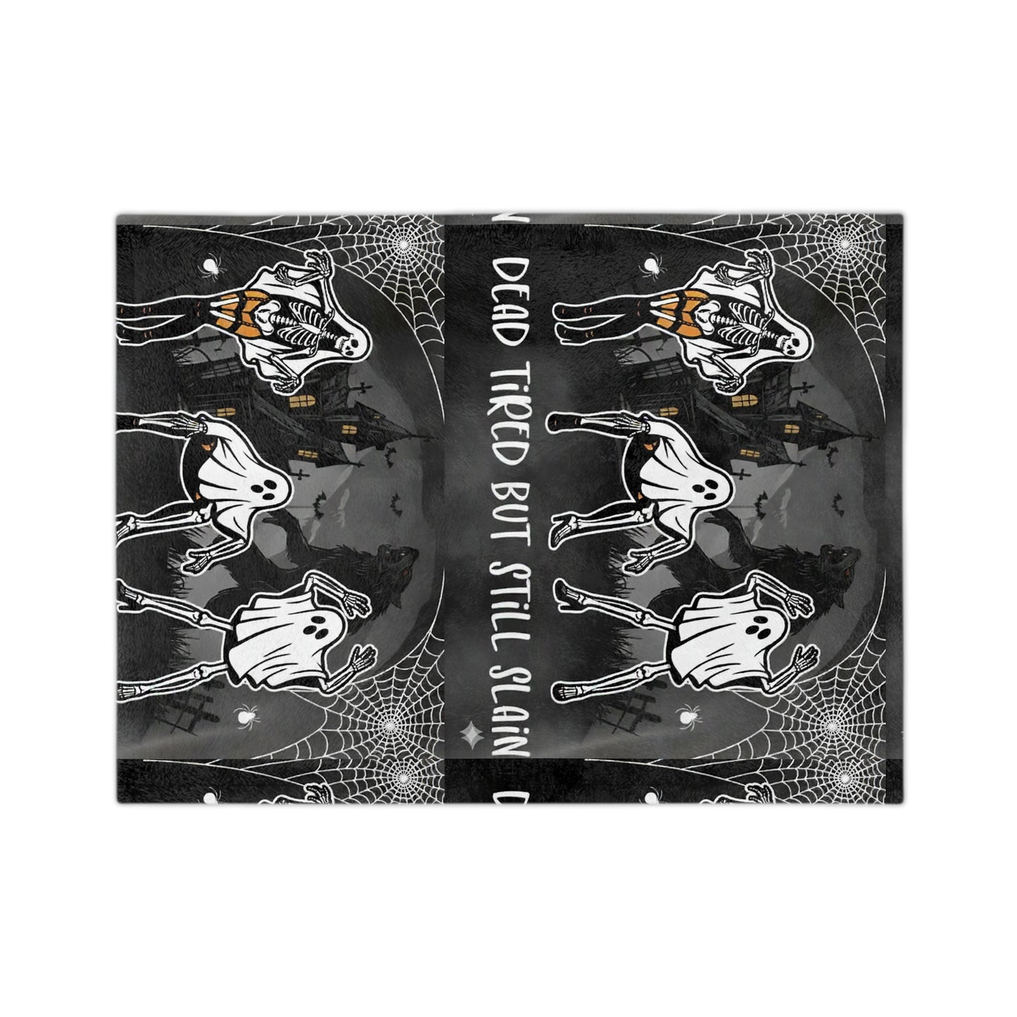 Velveteen Halloween Blanket – Soft, Spooky Throw for Ghost Lovers & Unique Gifts
